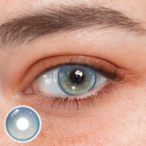 Lentes de contato de cor azul Ophir